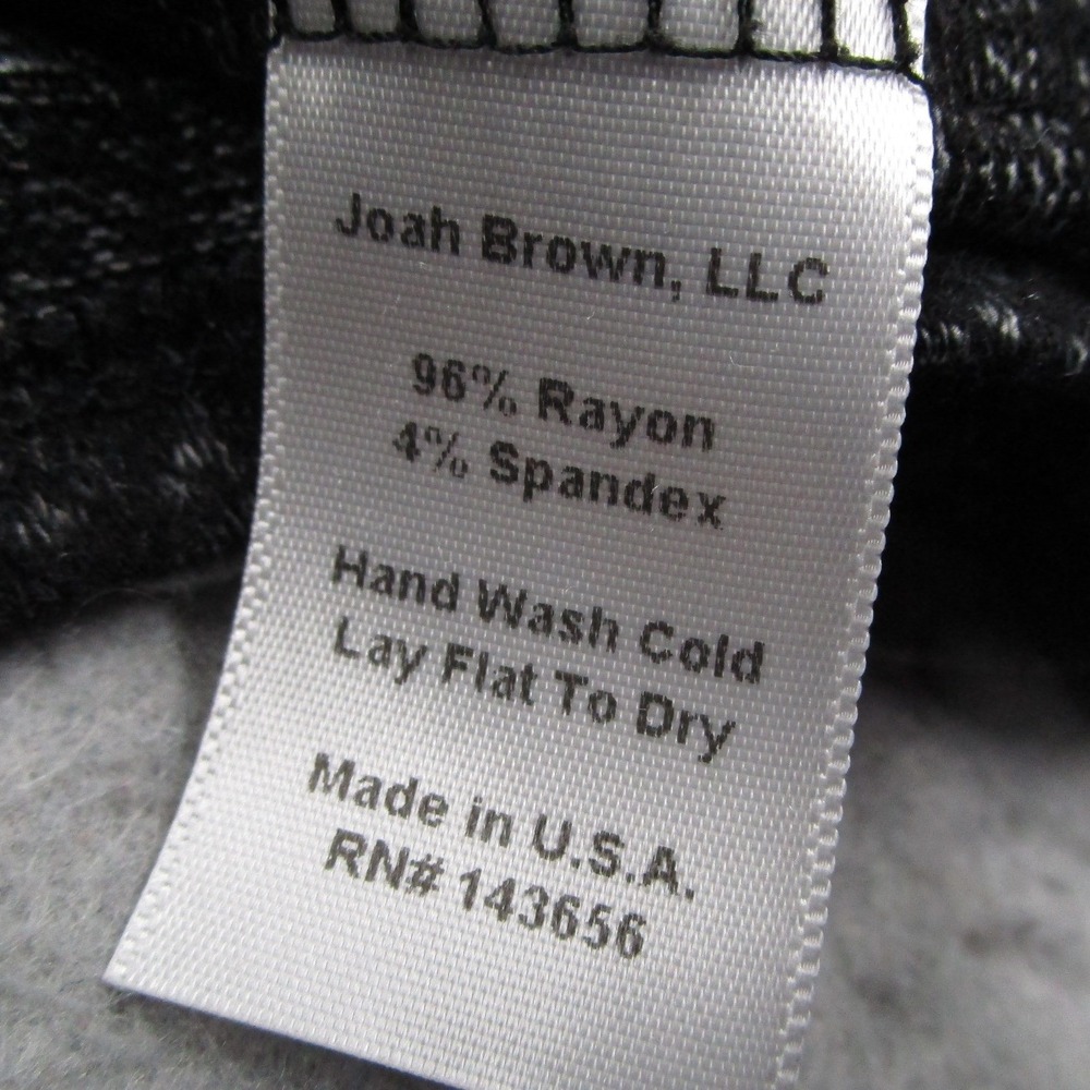 Joah Brown Womens Oversized Crewneck Top Charcoal Grey Heather One Size USA Made - Picture 3 of 9